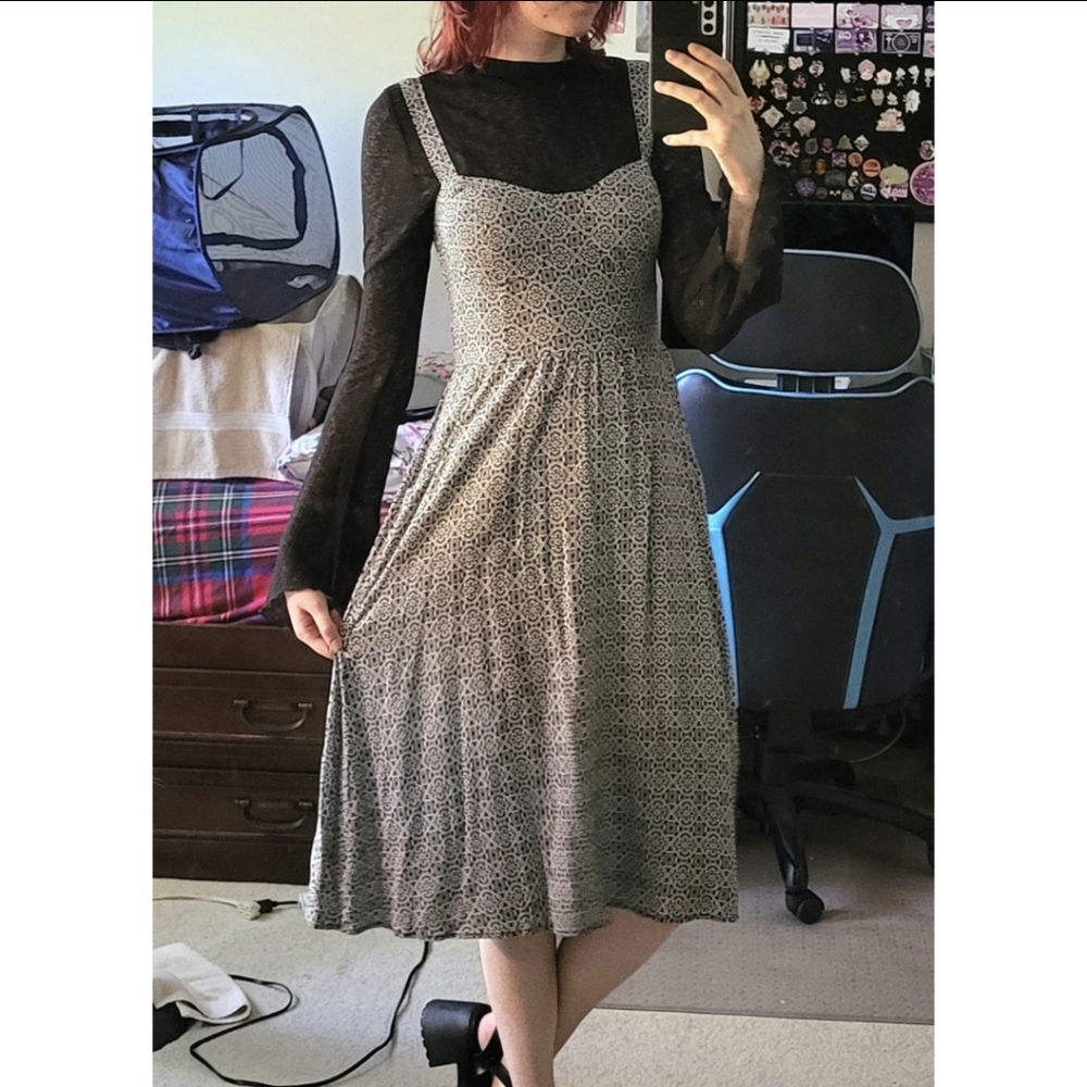 Midi strap dress